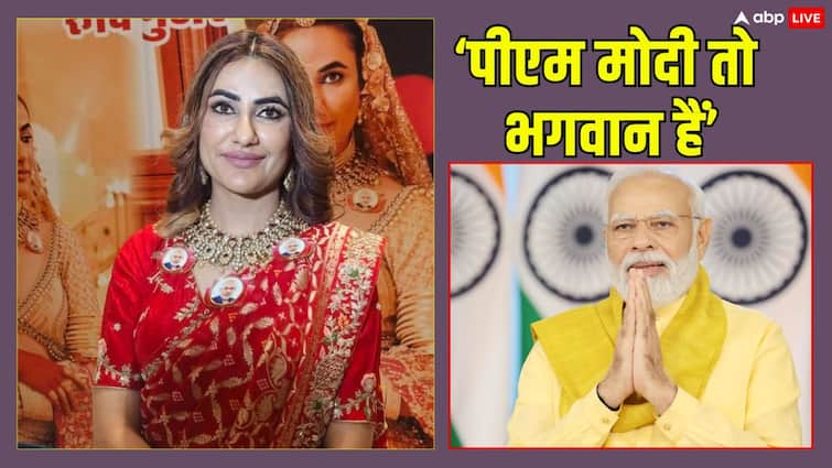Ruchi gujjar who wore PM Modi photo locket in Cannes called Prime Minister God ann ‘वो भगवान हैं’, पीएम मोदी की तारीफ में बोलीं रुचि गुर्जर, कान्स से बटोरी थी सुर्खियां