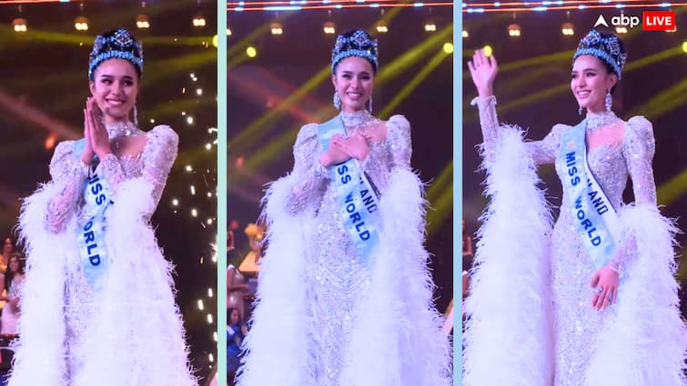 Miss World 2025 Opal Suchata from Thailand wins crown beats poland ethiopia martinique Miss World 2025: थाईलैंड की Opal Suchata बनीं मिस वर्ल्ड 2025, अपने सिर सजाया जीत का ताज